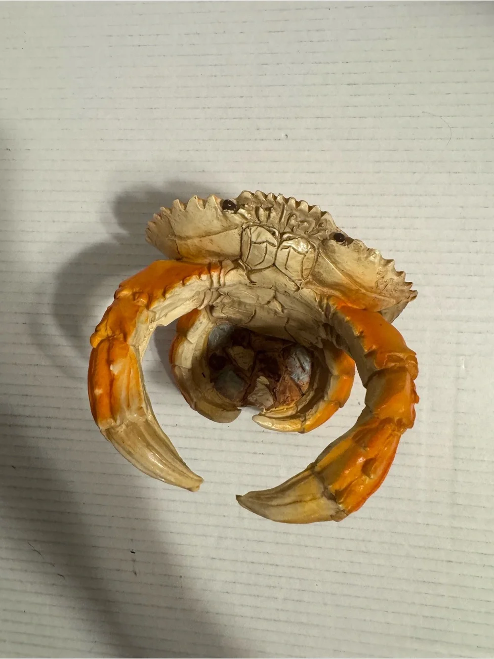 3D Orange Crab Wine Holder